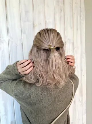 ミディアム カラー ヘアアレンジ 原宿/似合わせ/髪質 改善/レイヤー/優希のヘアスタイル