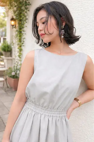 ミディアム カラー grand juteのヘアスタイル