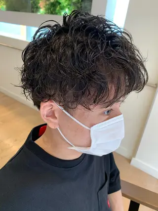 ショート パーマ メンズ 【メンズモデル募集】 Bassa所沢のヘアスタイル