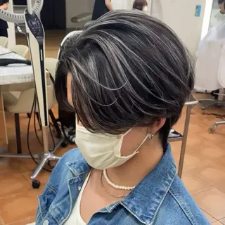 カラー メンズ メンズ/メッシュ ‪‪/セット/aoiのヘアスタイル