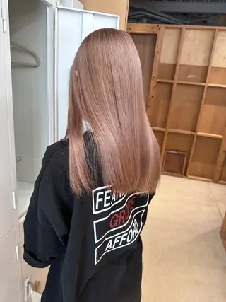 ロング 韓国ヘア/ワンホン ちひろのヘアスタイル