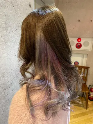 ロング カラー Ando Raycoのヘアスタイル