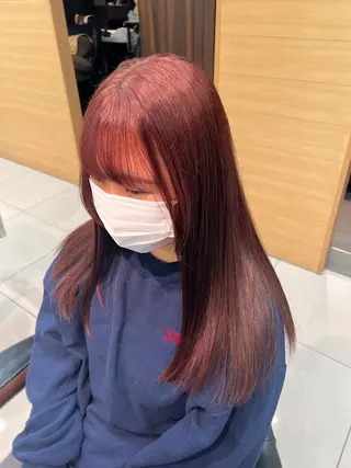 セミロング カラー 透明感カラー/ ダブルカラー /ソラのヘアスタイル