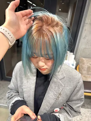 ショート 🎀ダブルカラー hinata🎀のヘアスタイル