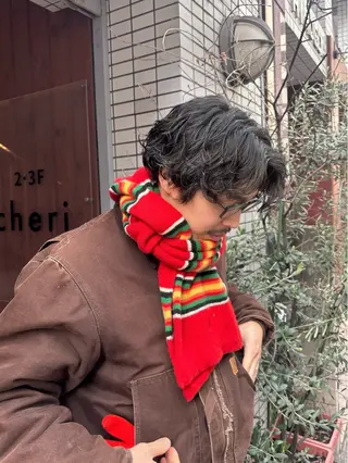 パーマ メンズ ボブ/メンズ/パーマ /Tamakiのヘアスタイル