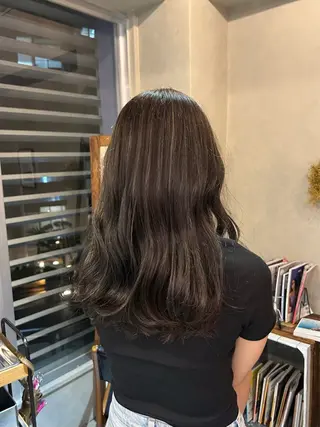 セミロング カラー Hairruup Aru design works所属・ruup Aru ユウキのヘアスタイル