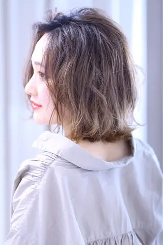 ミディアム カラー 💎レイヤー／メンズ 💎沢田琴音のヘアスタイル