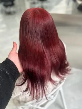 カラー 🍒renka🍒 ボブ/ショート/暖色のヘアスタイル