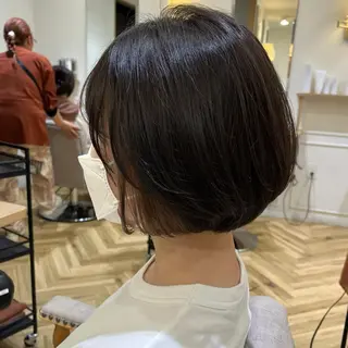 ショート 韓国ﾍｱ&ｼｮｰﾄ ボブ💜桑原のヘアスタイル