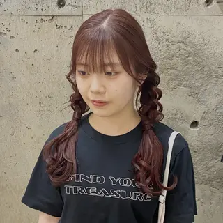 ロング カラー souco/ moenoのヘアスタイル