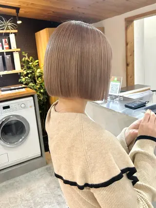 ショート カラー 韓国/ハイトーン/ ボブ🎀MIKU🎀のヘアスタイル