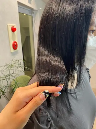 セミロング カラー ヘアアレンジ XENA表参道 MIKUのヘアスタイル