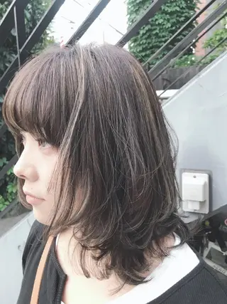 ミディアム カラー BEBE所属・ご新規様限定 透明感カラーKANAのヘアスタイル