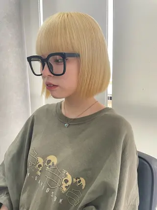 ショート 梅田韓国ヘア kiara🩷彡のヘアスタイル