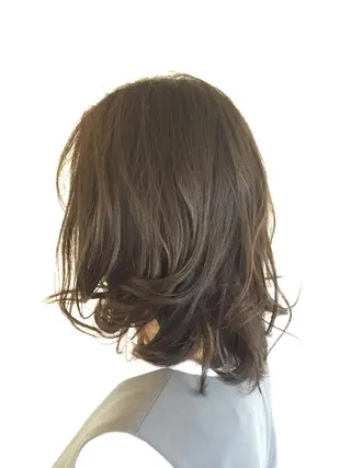 ミディアム カラー ヘアアレンジ Add9 久保田 陽代のヘアスタイル