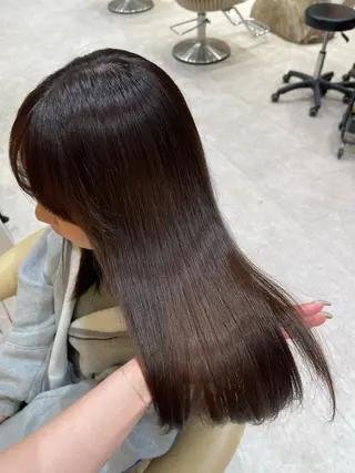 カラー 竹田 真梨子のヘアスタイル