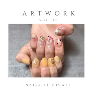 ショート カラー キッズ マツエク・マツパ illum hicariのネイルデザイン