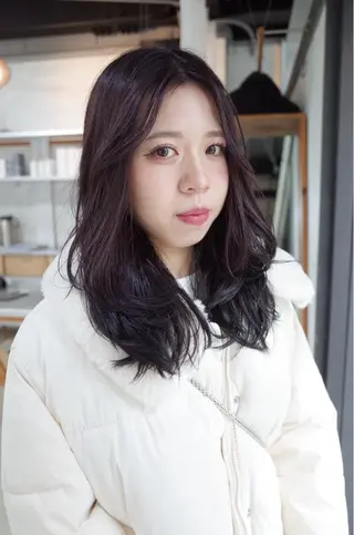 ミディアム カラー 京都/カラー/松野 翔のヘアスタイル