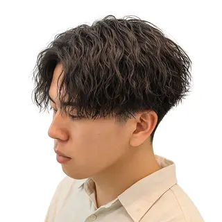 ショート カラー パーマ ヘアアレンジ メンズ キッズ 🔷横浜1のパーマ 職人🔷将太郎のヘアスタイル
