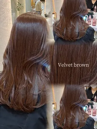 セミロング 小久保美空/縮毛矯正 ミディアム/レイヤーのヘアスタイル