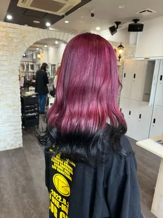 セミロング カラー🫧アレンジ 🎀REIMIのヘアスタイル