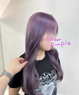 ロング ブリーチなしWカラー /レイヤー/セイナのヘアスタイル