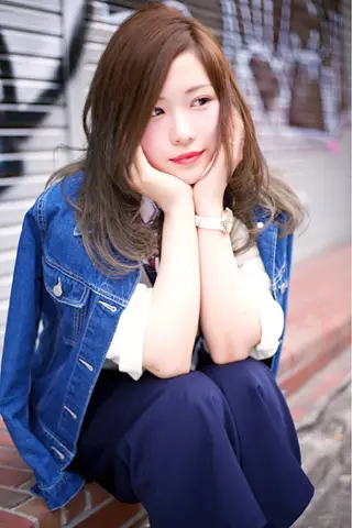 ミディアム セミロング ロング Re:ta Hair 飯田淳平のヘアスタイル