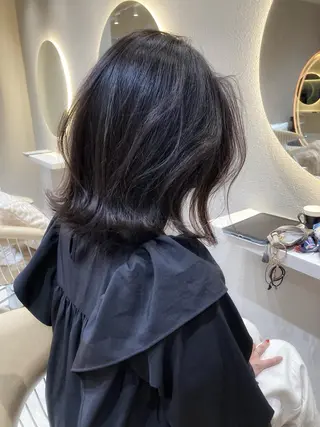 ミディアム 🩵縮毛矯正・ボブ 岩原朋也🩵のヘアスタイル