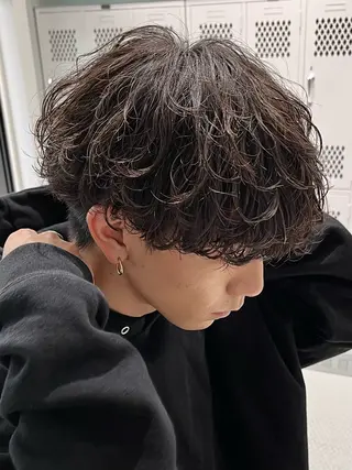 パーマ メンズパーマ特化 園田　楓莉のヘアスタイル
