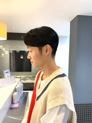 メンズ 名竹聖治/透明感 カラー/縮毛矯正のヘアスタイル