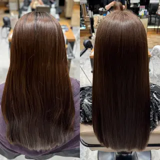 ロング カラー 新宿透明感カラー 髪質改善/吉川怜奈のヘアスタイル