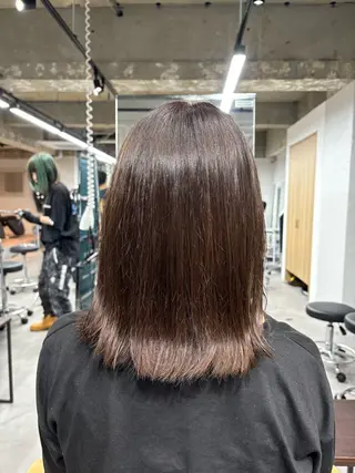 ロング KOHEI/ブリーチ •縮毛矯正モデル募集のヘアスタイル