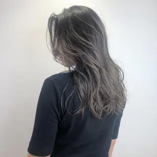 セミロング カラー 関 京磨のヘアスタイル