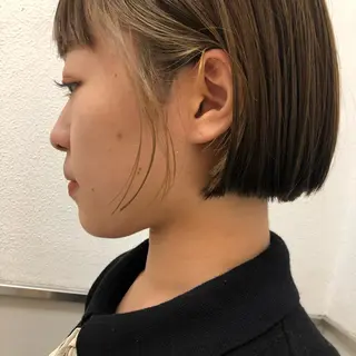 ショート 細川 夕利亜のヘアスタイル