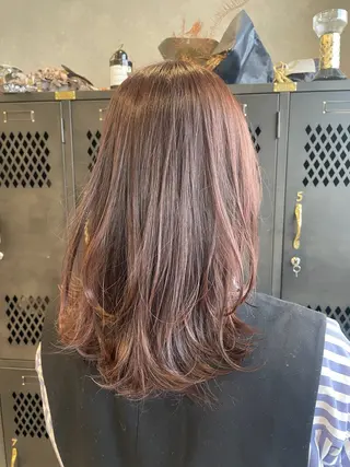 セミロング 柄澤 菜南子のヘアスタイル