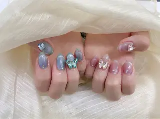 ミディアム ラベンダーネイルサロン所属・日暮里🌷 ゆな（ネイル）のネイルデザイン