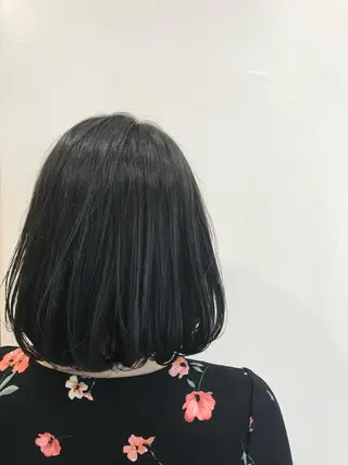 ミディアム カラー 山崎 澪 レイヤーカット/大宮のヘアスタイル