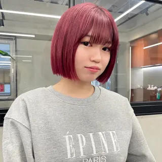 ショート カラー 🍒暖色カラー🍒 渋谷/YUUのヘアスタイル