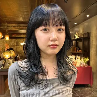 ミディアム カラー デザインレイヤー/ KOSUKEのヘアスタイル