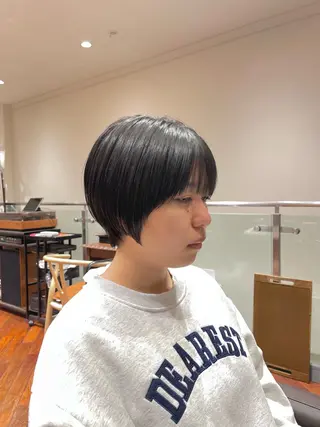 ショート 大阪梅田 稲葉利也斗のヘアスタイル