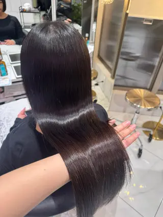 ロング Rin/寒色系カラー 🦋/うる艶ヘア🫧のヘアスタイル