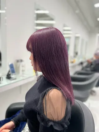 カラー ブリーチなし透明感 💗RYOTAのヘアスタイル