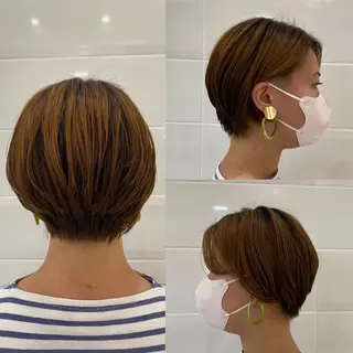 ショート 竹内 美貴のヘアスタイル