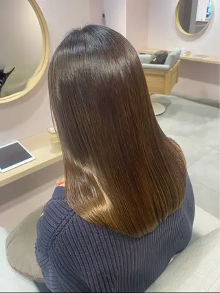 セミロング nagisa /縮毛矯正のヘアスタイル