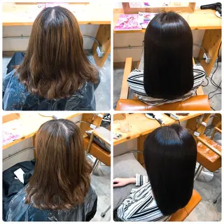 セミロング カラー 🌈限定価格🌈 鈴木　瑛輔のヘアスタイル