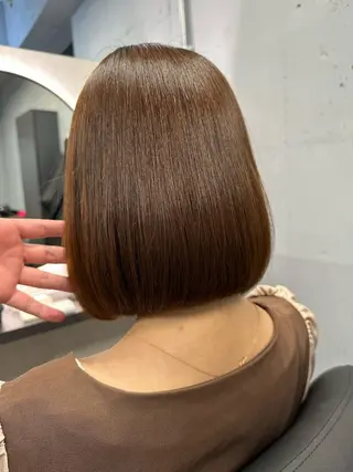 ショート カラー 新宿/韓国風レイヤー 髪質改善/ジャッキーのヘアスタイル