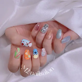 ネイル 長さだし専門店 M2 rikaのネイルデザイン