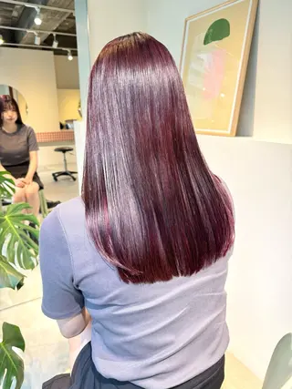 ロング カラー 髪質改善スペシャリス ト長尾勇弥/梅田中津のヘアスタイル