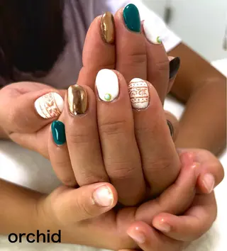 ネイル orchid ♡オーキッドのネイルデザイン