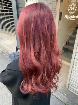 ロング カラー ヘアアレンジ 髪質改善×透明感× 艶髪🥀HIYORIのヘアスタイル